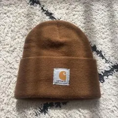carhartt ブラウン ニット帽