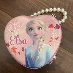 中古】香港ディズニー限定 アナ雪 リボン スカーフ バッグチャーム