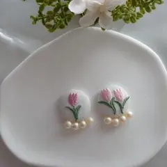 蝶ばねイヤリング変更❁