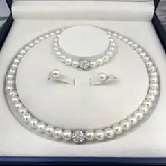 パール風　 ネックレス ピアス ブレスレット 結婚式卒業式入学式 パールピアス