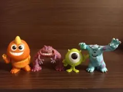モンスターズインク　フィギュア4点セット