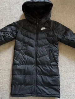 Nike ブラック ベンチコート フード付き 120〜130