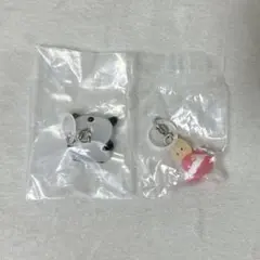 マスコットチャーム　めじるしアクセサリー　たれぱんだ　マロンクリーム　2点セット