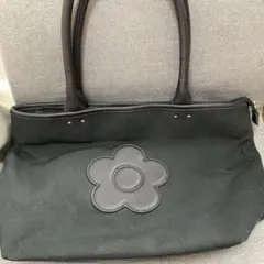 黒　マリークワント　トートバッグ