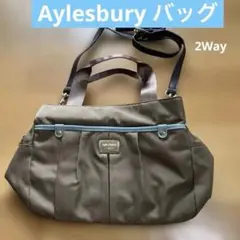 Aylesbury 2Way (茶色ナイロン系素材29x24x12)収納力バックのサムネイル