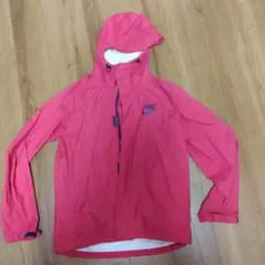 Nike 赤 ナイロンジャケット フード付き