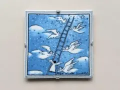 Courage 勇気 2002年 アラビア ヘルヤ 陶板画 Arabia - メルカリ
