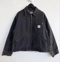 超超スペシャル 80s 星タグ カーハート デトロイトジャケット 46 ブラック