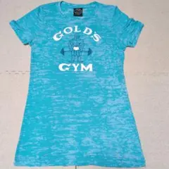 GOLD'S GYM 半袖 Tシャツ ライトブルーLサイズのサムネイル