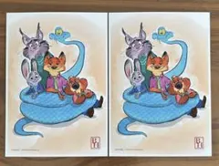 ズートピア2 入場特典 第6弾 プレミアムアートボード 2枚セット