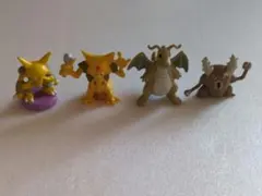 ポケモン ミニフィギュア　フーディン、ユンゲラー、カイリュー、カイロス 当時品