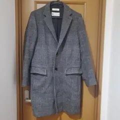 BEAUTY&YOUTH チェック柄チェスターコート　M