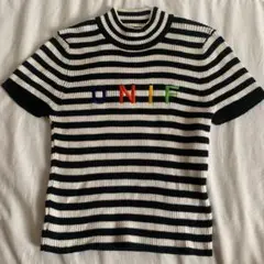 UNIFロゴ半袖ニットのサムネイル