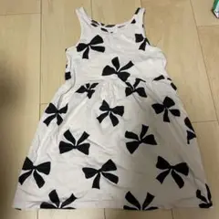 Ｈ＆Ｍリボンワンピース100