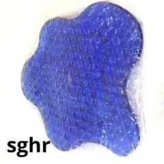Sghr スガハラ FLEUR はなの皿 (Mサイズ)　ガラスプレート　青のサムネイル