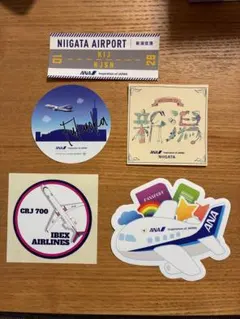 新品☆ANA 全日空新千歳空港ステッカーシール 手荷物預け入れラベル