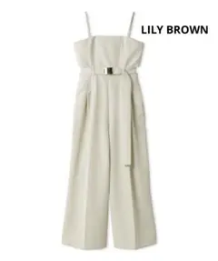 LILY BROWN リリーブラウン コルセットディティールロンパース ベルト付のサムネイル
