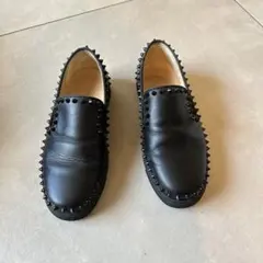 Christian Louboutin スタッズ スリッポン ブラックのサムネイル