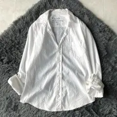 Frank&Eileen BARRY シワ加工 ホワイトシャツ M コットン