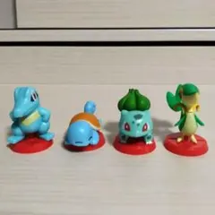 【4点】ポケモンチョコエッグ 旅立ちの三匹 ゼニガメ フシギダネ 他