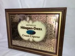 #149 Haagen-Dazs ハーゲンダッツ パブミラー ビンテージ 鏡 149 Haagen-Dazs ハーゲンダッツ パブミラー ビンテージ 鏡
