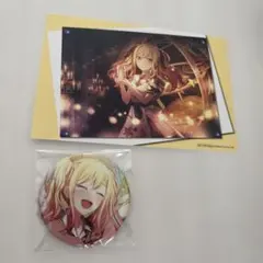 ◾︎プロセカ 天馬咲希 グリッター缶バッジA19＆購入特典ポストカードセット◾︎