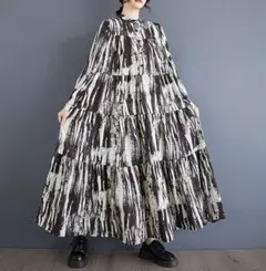 大きいサイズ ワンピース　ロング　ゆったり　レディース 秋冬　春 新品 長袖