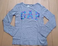 GAP グレー 長袖カットソー スパンコール