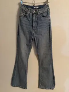 SLY JEANS ライトブルーフレアデニムパンツ