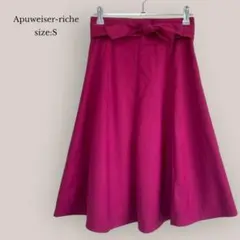 アプワイザーリッシェApuweiser-riche✨美品✨フレアスカート　膝丈