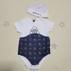 Emporio Armani アルマーニ ベビーロンパース&帽子