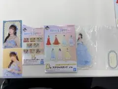 一番くじ FRUITS ZIPPER D賞アクスタ、H賞ステッカー 真中まな