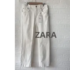 【未使用タグ付き】ZARA ザラ クロップド　パンツ　ストレッチ