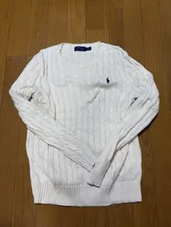Polo Ralph Lauren ケーブルニットセーター Sサイズ アイボリー