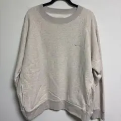 CURLY RAFFY HIGH-CREW NECK P/O 4 オートミール