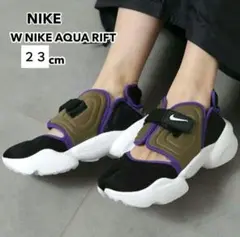 ⭐️極美品⭐️NIKE Women's AQUA RIFT 25.5 黒緑紫 WMNS) Nike Aqua Rift Sneakers Black/Purple/Green DM6436-010