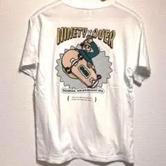 【美品】9090 ナインティナインティ OVER コラボ 半袖Tシャツ 白Ｍ