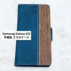 ⭐️未使用⭐️Samsung Galaxy S23 手帳型 スマホケース ブルー