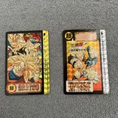 で*ぷ様 【当時物希少】ドラゴンボールカードダス　2枚セット売り