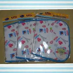 お食事エプロン☆3枚☆ディズニー☆ブルー