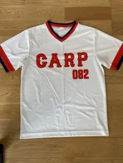 広島 カープ × タワーレコード 限定 ユニフォームtシャツ　白　M