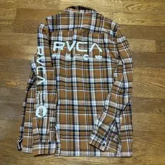 RVCA チェック柄 フランネルシャツ