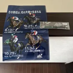 ホッカイドウ競馬 クリアファイル ZEBRAボールペン セット