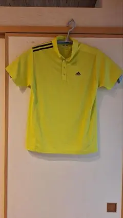 adidas イエロー ポロシャツ L/G