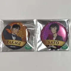 名探偵コナン コナン展 アニコナ展 缶バッジ 高木渉 佐藤美和子