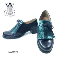 BONTRE ドレスシューズ ウイングチップ キルト 2Way メタリックのサムネイル