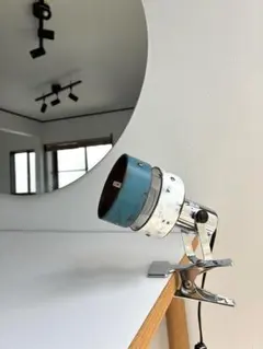 【リメイク一点物】ニトリ クリップライト エイジング塗装 LED電球付