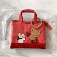 美品　ファミリア神戸本店限定デニムバッグ　トートバッグ　赤　マチあり Amazon.co.jp: ファミリア familiar A4マチ付きデニムバッグ