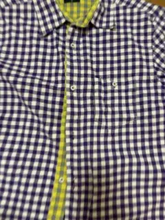 stussy Authentic チェック柄　半袖シャツ　サイズL