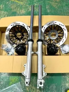 gs400 33πフロントダブル ディスク、キャリパーセット - メルカリ